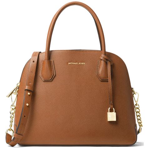 michael kors handgelenktasche mercer|michael kors leather satchel.